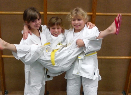 Vanessa Kondritz, Verena Franke und Joelle Diepenbroch beim KET U11